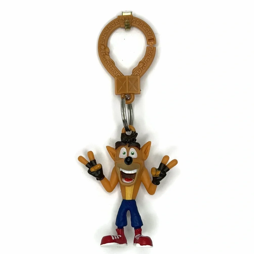 Crash Bandicoot Figural Keychain Backpack Hanger